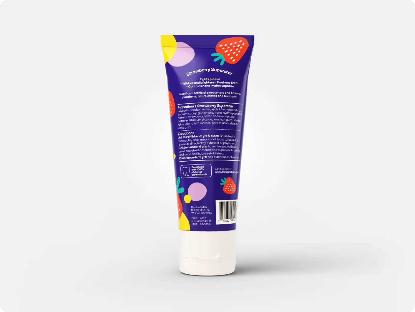 Strawberry Superstar Kids Toothpaste Refill - Image 3