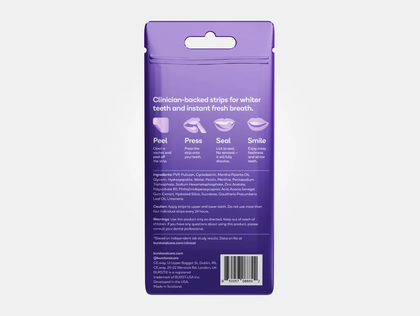 Teeth Whitening Breath Strips (PAP) 3-Pack - Image 6
